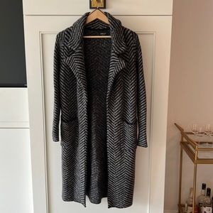 SOLD Zara knit sweater/coat. Fits size small, length below knee. Like new.